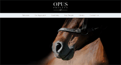 Desktop Screenshot of opusprivate.com