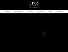 Tablet Screenshot of opusprivate.com